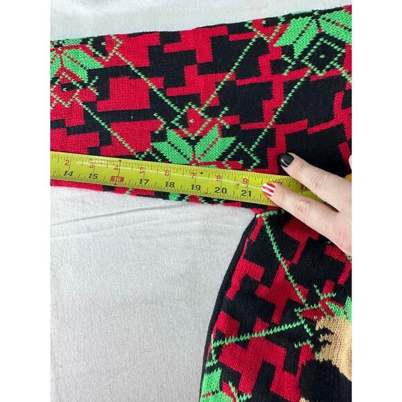 Celebrate Together Men's sz M Cat Ugly Tacky Christmas Sweater Holiday - Picture 9 of 10